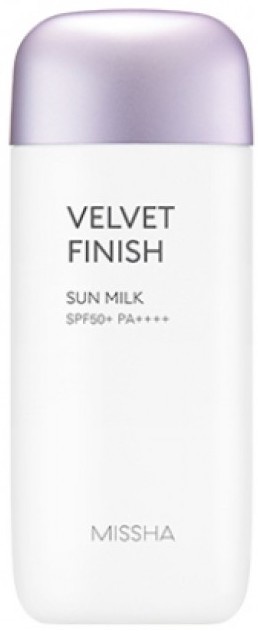MISSHA All-Around Safe Block Velvet Finish Sun Milk SPF50+ PA++++