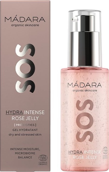 MÁDARA SOS Hydra Intense Rose Jelly Intenzivní hydratační pleťový gel