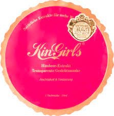 KinGirls Zvlhčující textilní pleťová maska s výtažkem z malin