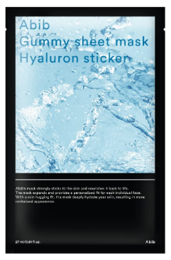 Abib Gummy Sheet Mask Hyaluron Sticker