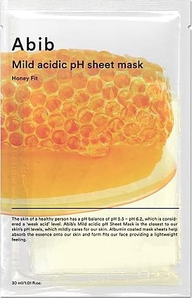 Abib Mild Acidic pH Honey fit Sheet Mask