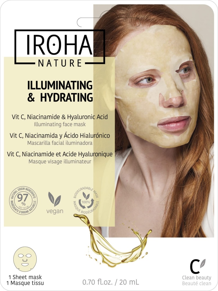 IROHA Illuminating & Hydrating Maska s Vitamin C