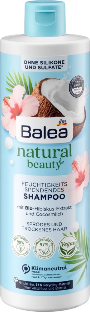 Balea Natural Beauty Hydratační šampon na vlasy