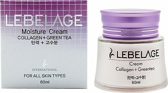 Lebelage Collagen+Green Tea Moisture Cream Hydratační krém