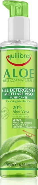 Equilibra Aloe Čistící micerální gel na obličej