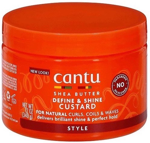 Cantu Natural Define & Shine Custard Gel pro definované vlny