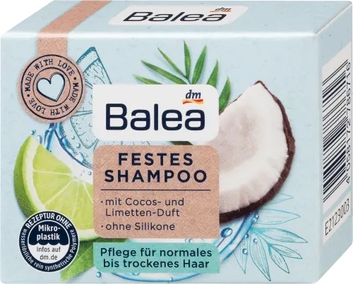 Balea Tuhý šampon na vlasy kokos a limetka