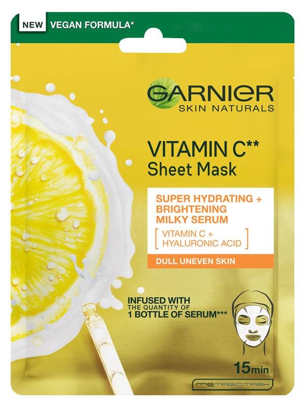 Garnier Skin Naturals Vitamin C Sheet Mask Textilní maska