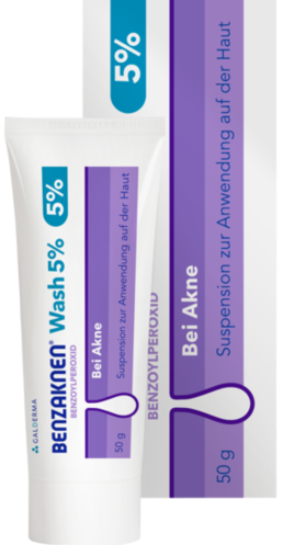 Benzaknen Wash 5% Suspenze na akné
