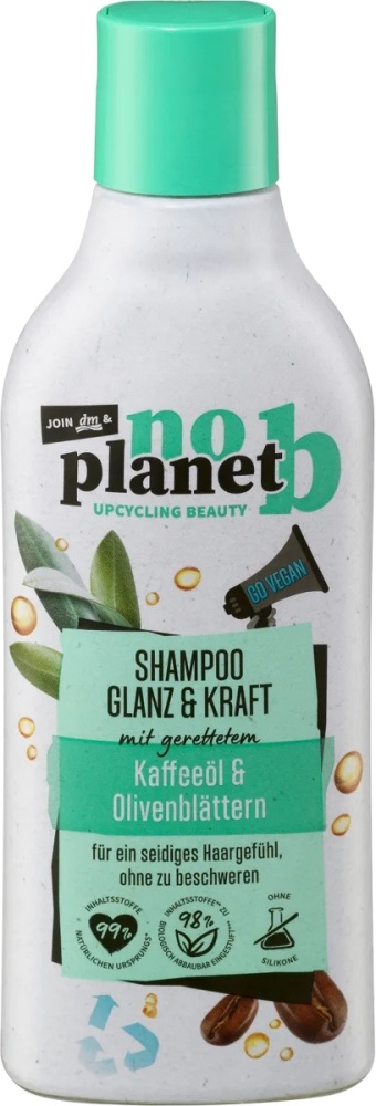 No Planet B Šampon na vlasy Kávový olej a olivové listy