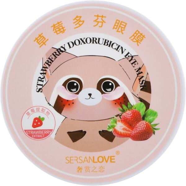 Sersanlove Strawberry Doxorubucin Eye Mask Hydrogélové náplasti