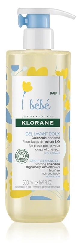 Klorane Bébé Calendula Jemný mycí gel pro děti