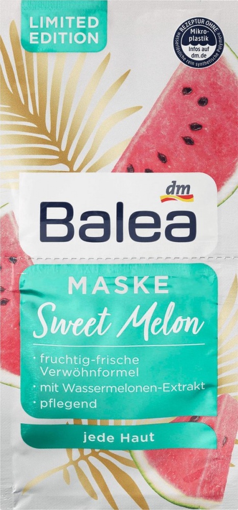 Balea pleťová maska Sweet Melon