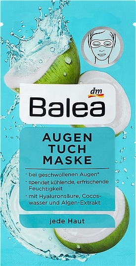 Balea textilní maska pod oči