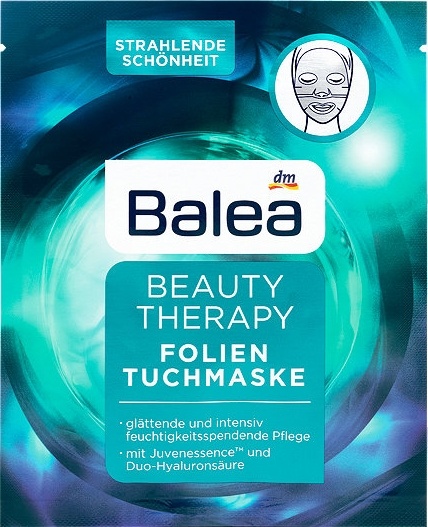 Balea textilní pleťová maska Beauty Therapy