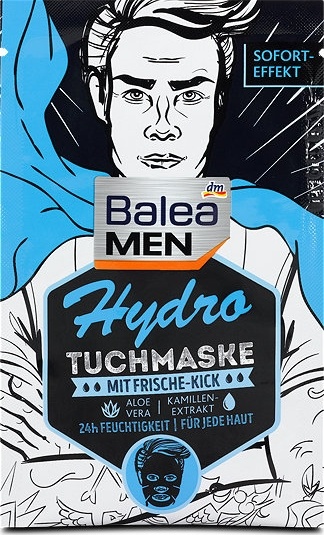 Balea textilní pleťová maska Hydro