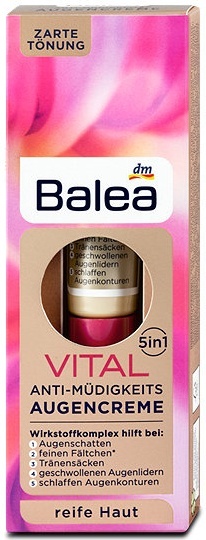 Balea oční krém proti únavě Vital 5 v 1