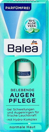 Balea osvěžující oční krém s 10% Aloe vera