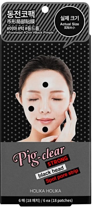 Holika Holika Pig Nose Clear Strong Blackhead Pore Strip x 6