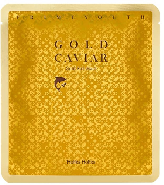 Holika Holika Prime Youth Gold Caviar Gold Foil Mask