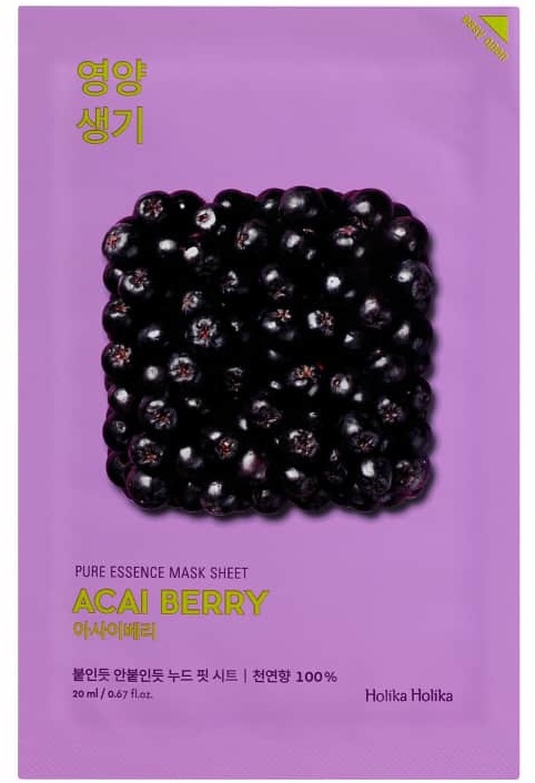 Holika Holika Pure Essence Sheet Mask Acai Berry