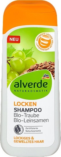 Alverde šampon na kudrnaté vlasy hrozny a lněná semínka