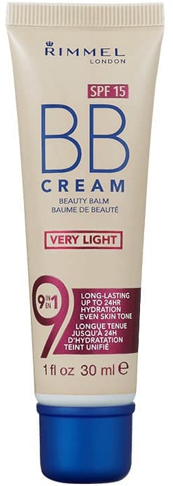 Rimmel BB Cream 9-in-1 Skin Perfecting Super Makeup SPF15