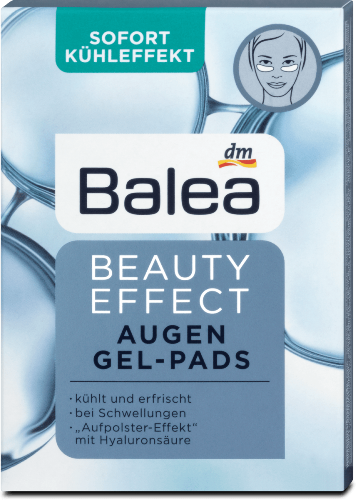 Balea Gelové Oční Tampony Beauty Effect
