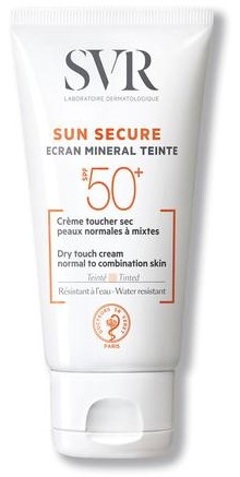 SVR Sun Secure Tinted Mineral Screen SPF50+ pro Normal to Combination Skin