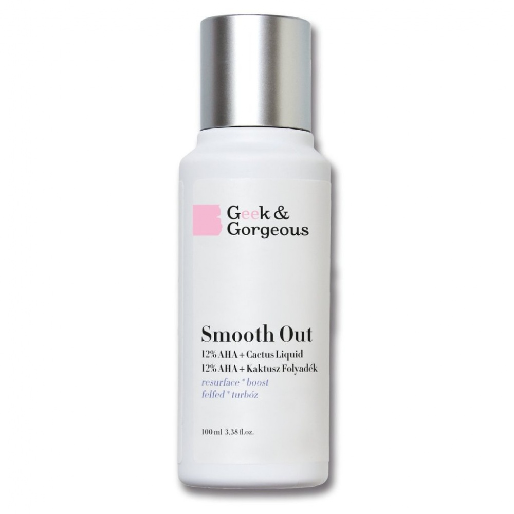 Geek & Gorgeous Smooth Out 12% AHA + Cactus Exfoliating Liquid