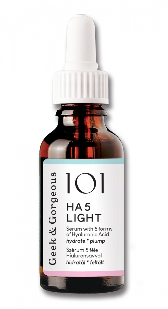 Geek & Gorgeous Ha 5 Light Hyaluronic Acid Serum