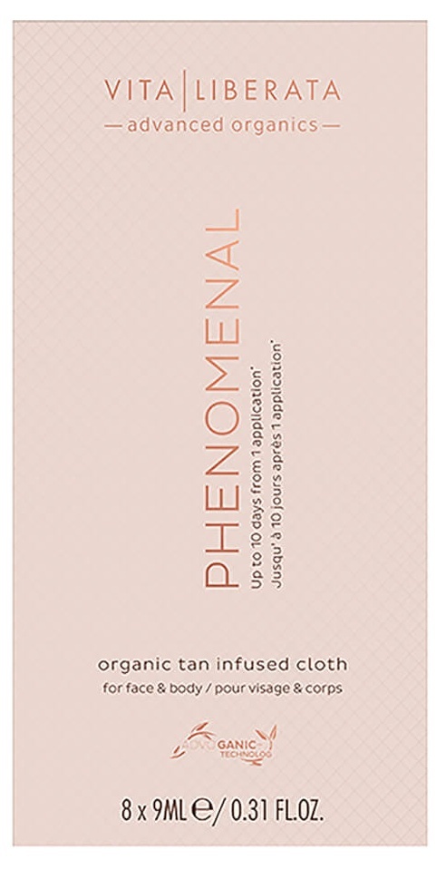 Vita Liberata Organic Tan Infused Cloths 8 Pack