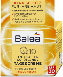 Balea Denní ochranný krém proti vráskám Q10
