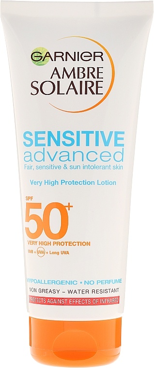 Garnier Ambre Solaire Milk Sensitive SPF50+