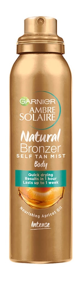 Garnier Ambre Solaire Natural Bronzer Quick Drying Self Tan Body Mist