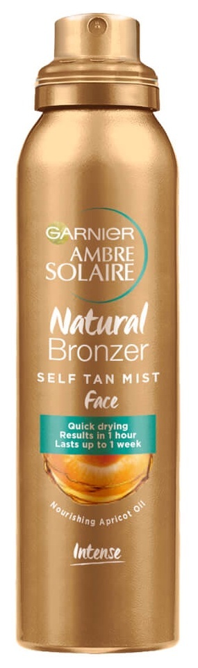 Garnier Ambre Solaire Natural Bronzer Quick Drying Self Tan Face Mist