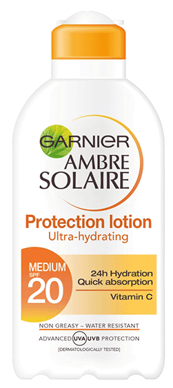 Garnier Ambre Solaire Protection Lotion with Vitamin C SPF20