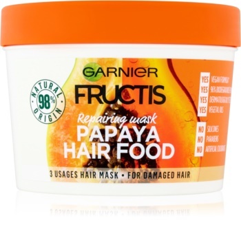 Garnier Ultimate Blends Hair Food Papaya 3-in-1 Damaged Hair Mask Treatment