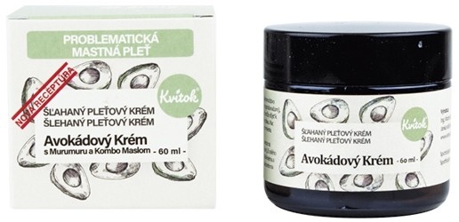 Kvitek Avokádový krém s Murumuru a Kombo máslem