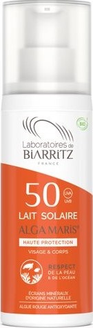 Laboratoire Biarritz Alga Maris Organic Sun Lotion SPF50