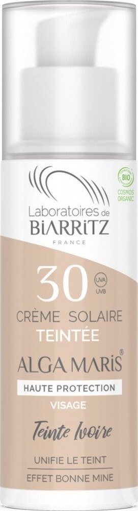 Laboratoire Biarritz Alga Maris Organic Tinted Face Sun Cream SPF30
