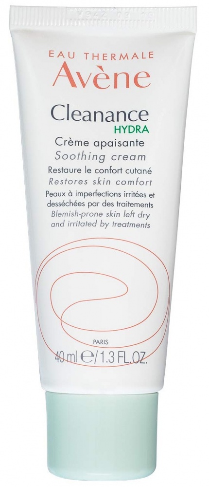 Avène Cleanance Hydra Soothing Cream, Adjunctive Care for Drying Acne Treatments