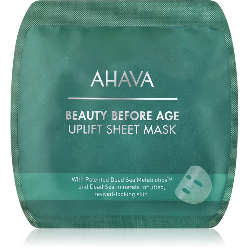 Ahava Beauty Before Age vyhlazující plátěná maska s liftingovým efektem