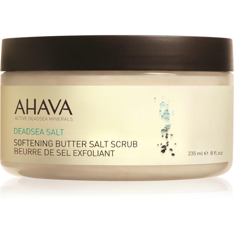 Ahava Dead Sea Salt zjemňující peelingové máslo se solí z Mrtvého moře