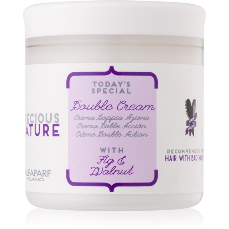Alfaparf Milano Precious Nature Fig & Walnut restrukturalizační krém na vlasy pro posílení vlasů