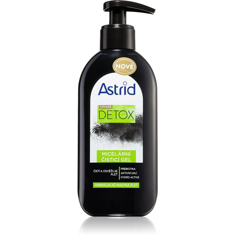 Astrid CITYLIFE Detox čistící micelární gel pro normální až mastnou pleť