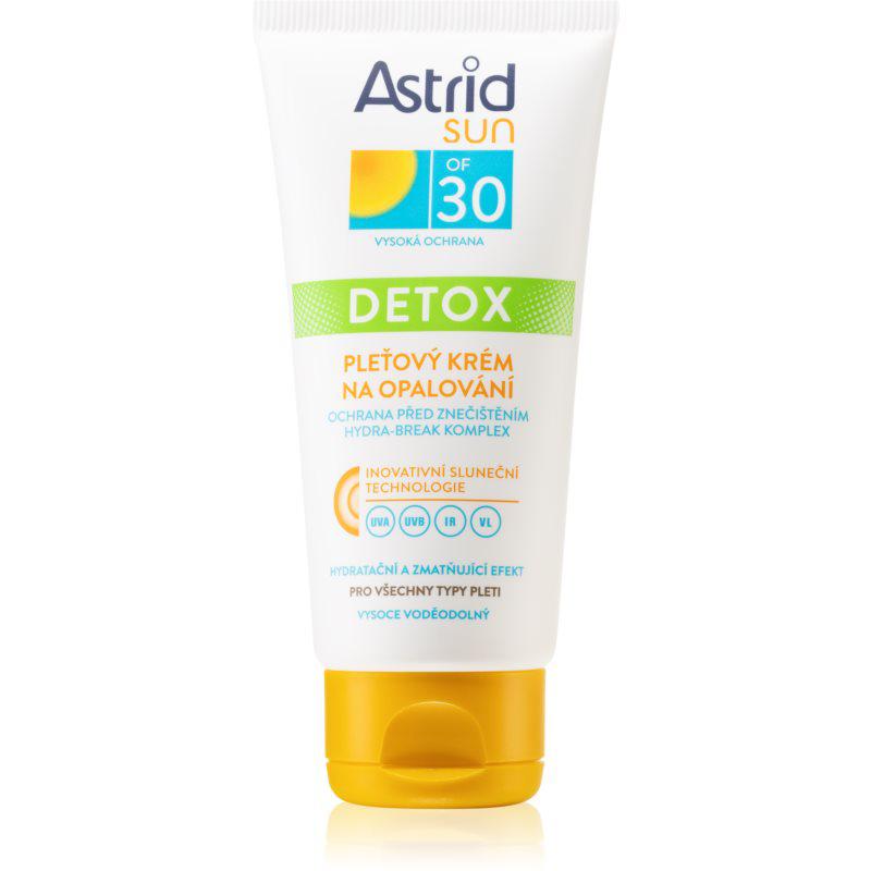 Astrid Sun pleťový krém na opalování s detoxikačním účinkem SPF 30