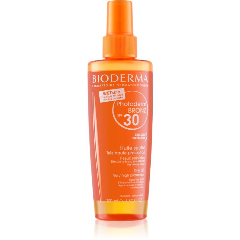 Bioderma Photoderm Bronz Oil ochranný suchý olej ve spreji SPF 30