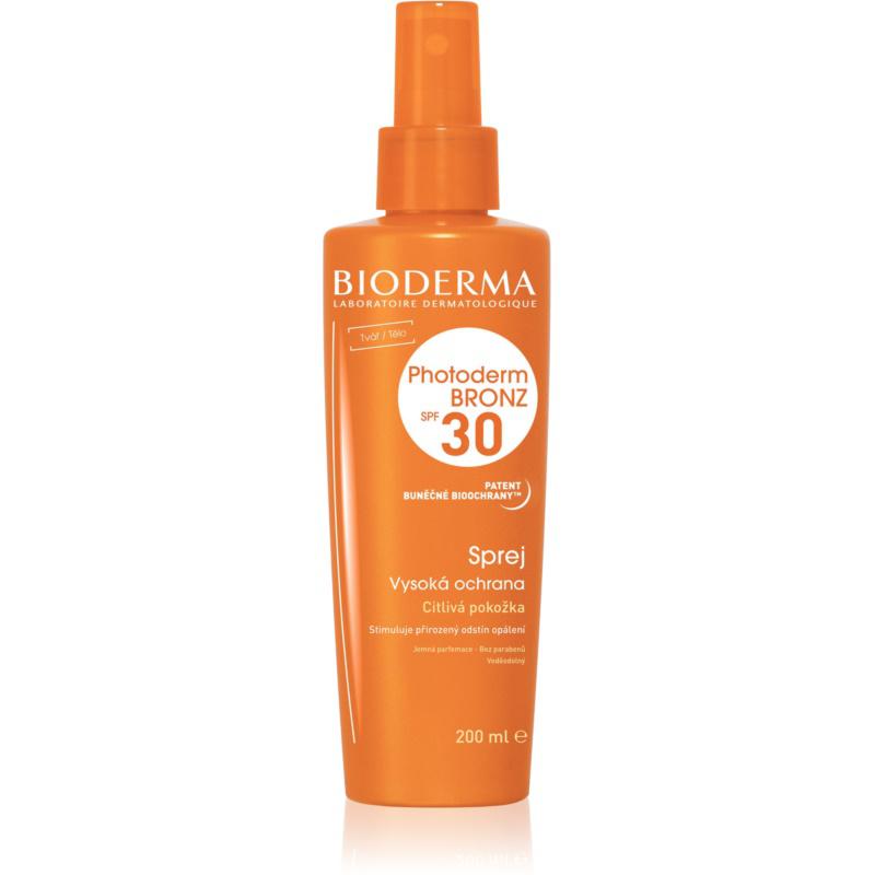 Bioderma Photoderm Bronz SPF 30 ochranný sprej pro podporu a prodloužení přirozeného opálení SPF 30
