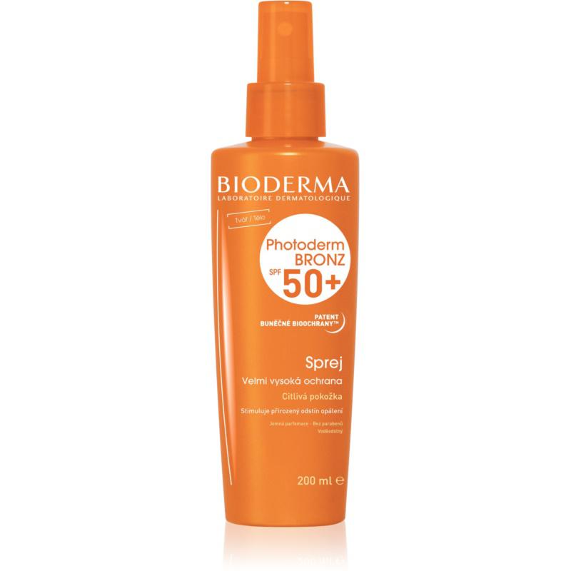 Bioderma Photoderm Bronz SPF 50+ sprej na opalování SPF 50+